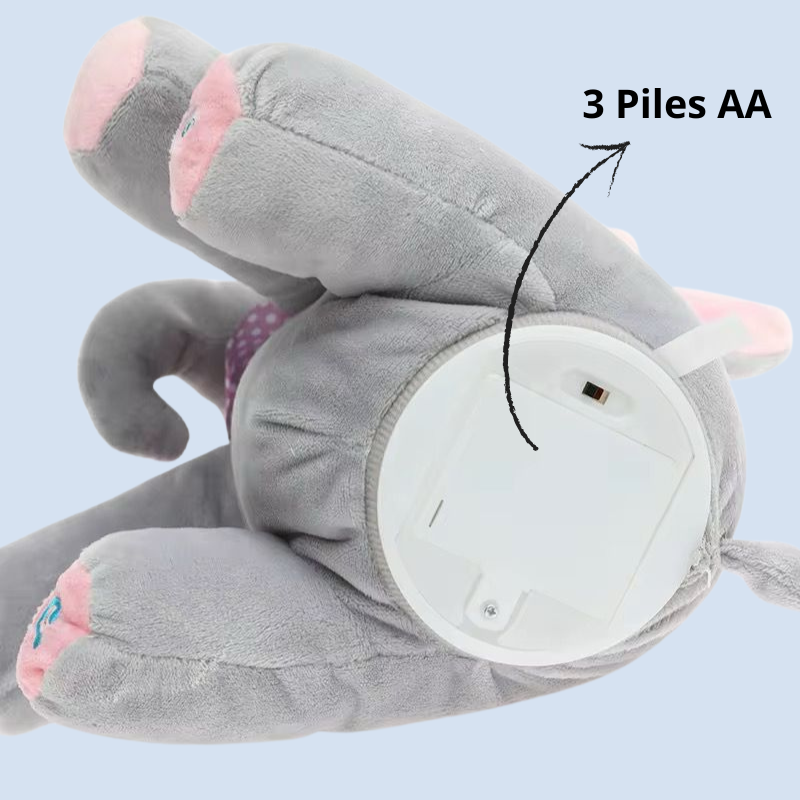 Peluche Éléphant Interactif Musical