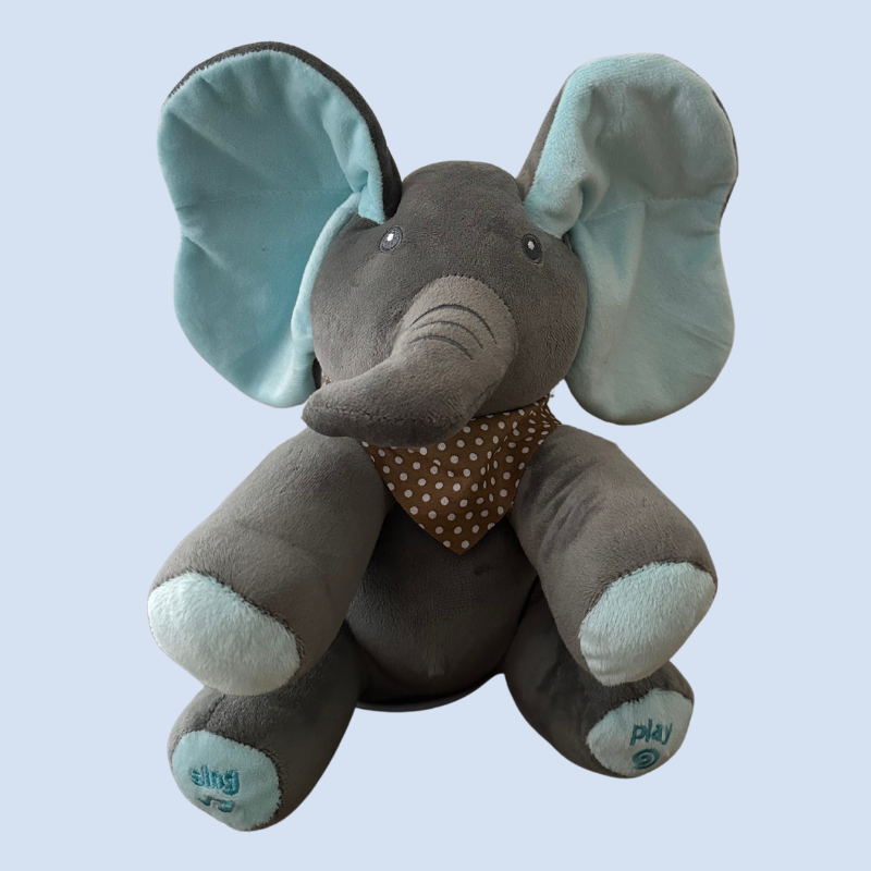 Peluche Éléphant Interactif Musical